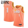 Barn Cleveland Cavaliers Tröja Max Strus Nike 2025-26 City Edition Orange Swingman